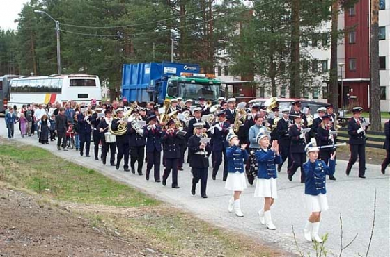 Gruvöns musikkår i Elverum 2003