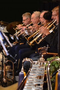 Trumpetsektionen vid jubileumskonserten 2011