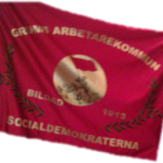 Grums arbetarekommuns fana