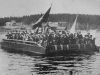 Musikkåren åker färja