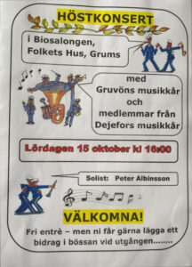 Affisch höstkonsert