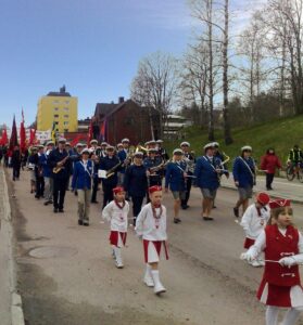 Demonstrationståg första maj